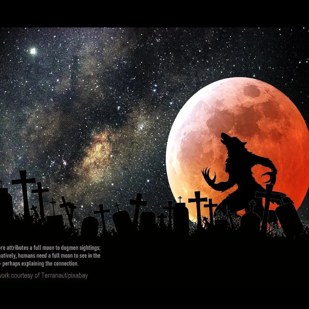 Dogman Calendar 2027 Werewolf Rougarou Wolfman Cryptid Paranormal Calendar